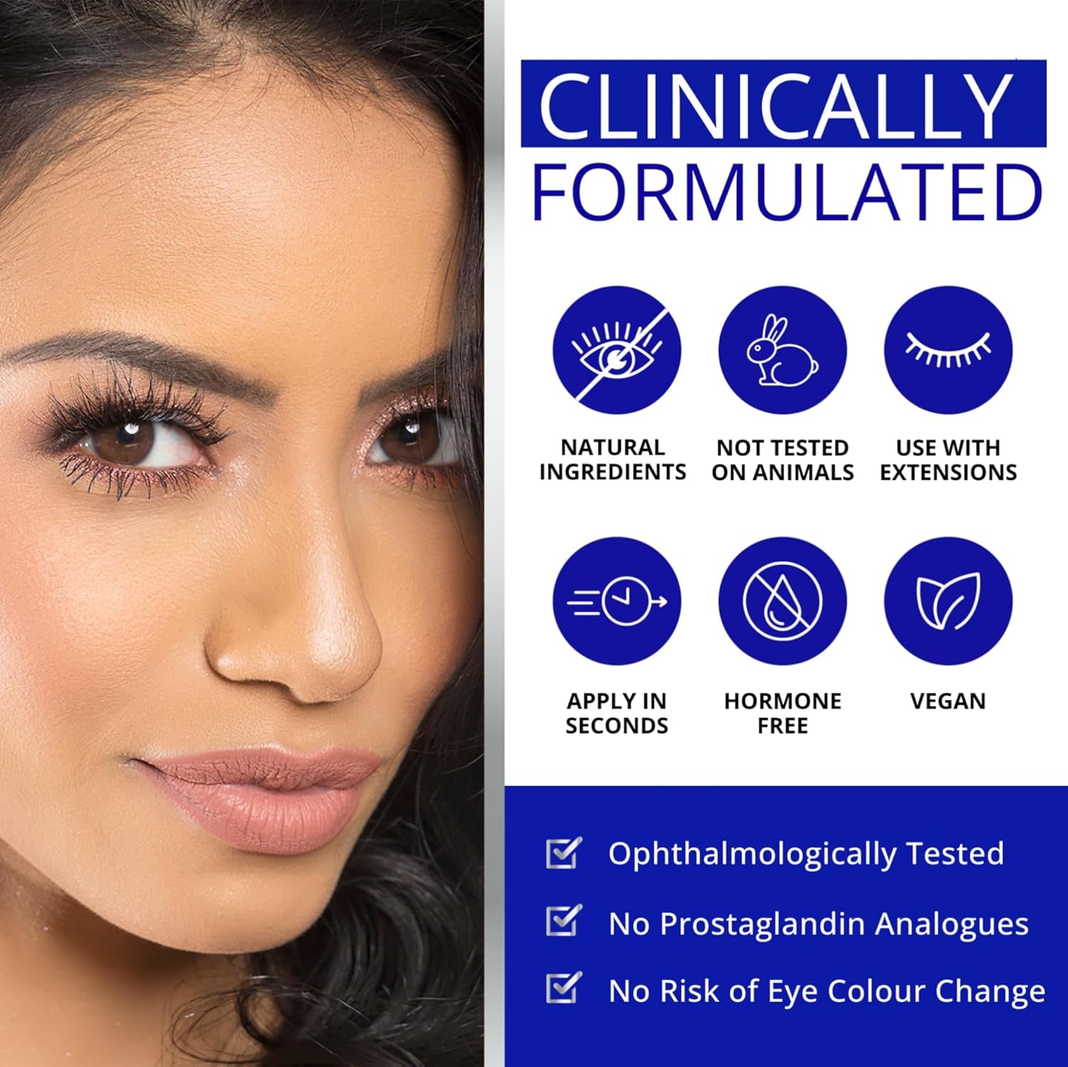 SPECTACULASH Lash Serum 8 Ml | Eyelash Growth Serum for Eyelash Growth & Thickness | Free of Prostaglandins, Safe for Sensitive Eyes | Peptide Formula Long Lashes | 6 Months Treatment